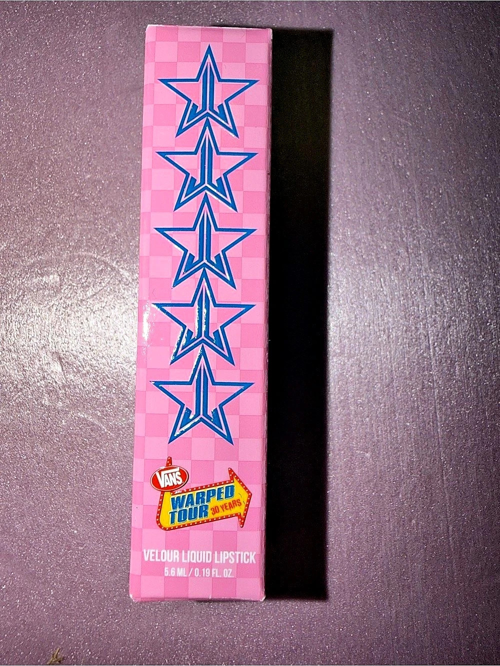 NIB Jeffree Star x Vans Warped Tour Liquid Lipstick - Warped Tour Red